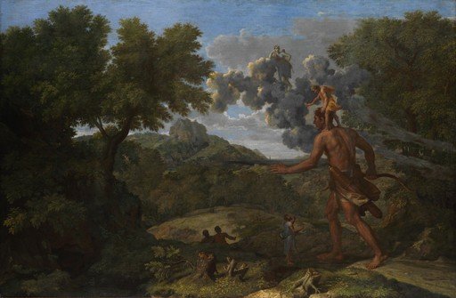 Nicolas Poussin - Et in Arcadia Ego style reference