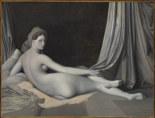 Jean-Auguste-Dominique Ingres - Grande Odalisque style reference