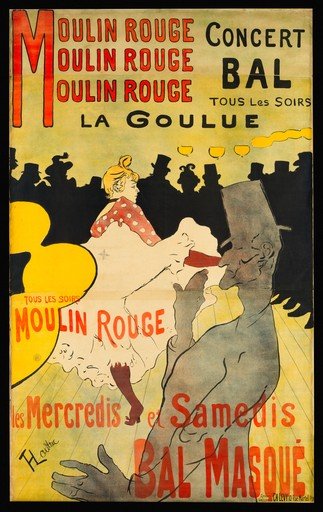 Henri de Toulouse-Lautrec - La Goulue style reference