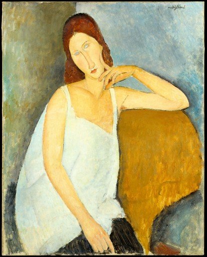 Amedeo Modigliani - Jeanne Hébuterne style reference