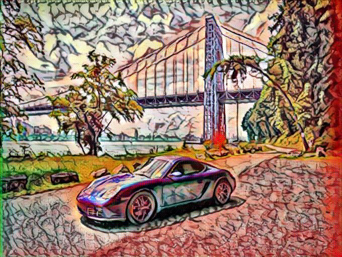 AI Art Creation by anon_5038029ee98c437b1ea790523ab96cbf - AI style transfer artwork created with ArtRobot